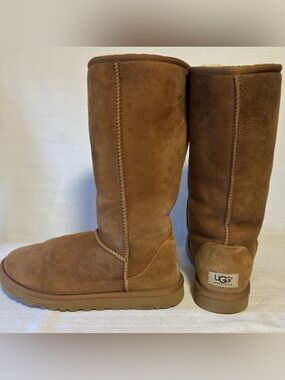UGG Women's Classic Tall II Boot
Chestnut Suede Sheepskin Size 7
S/N 5815 NICE